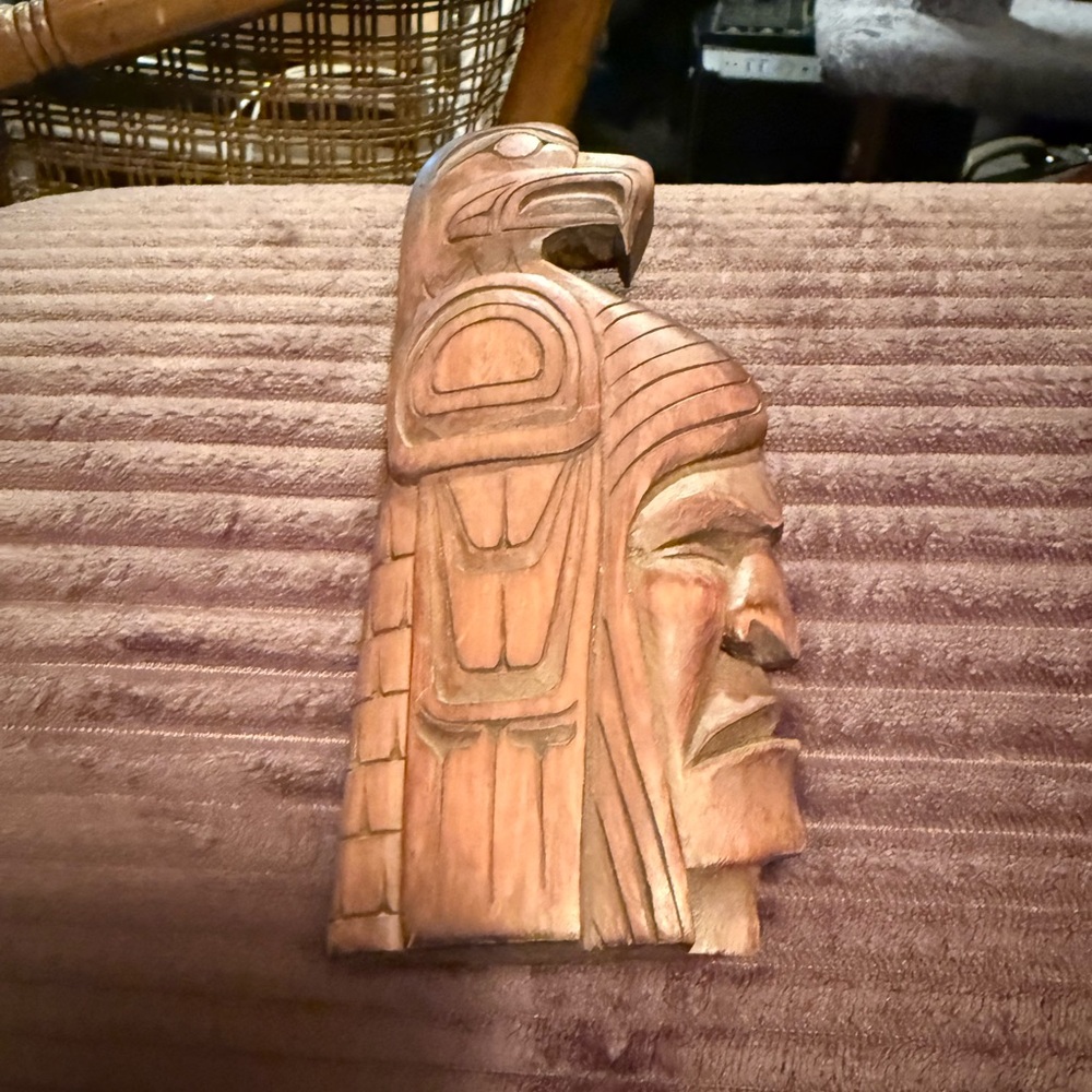 Vintage Ted Brown Wood carved make